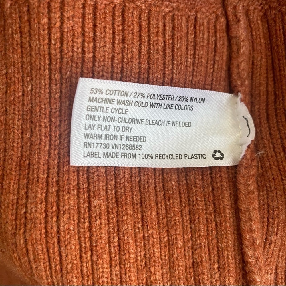 Women’s Open Front Knit Cardigan Front Pockets A New Day Brown Size 4X - Picture 9 of 10